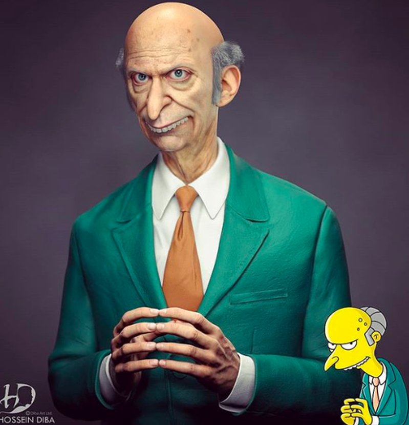 Mr Burns. Bildkälla: Instagram/Hossein.diba Mr Burns. Bildkälla: Instagram/Hossein.diba